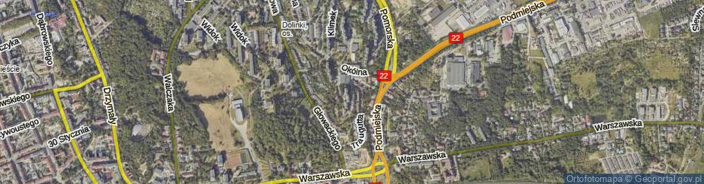 Zdjęcie satelitarne Księcia Józefa Poniatowskiego ul.